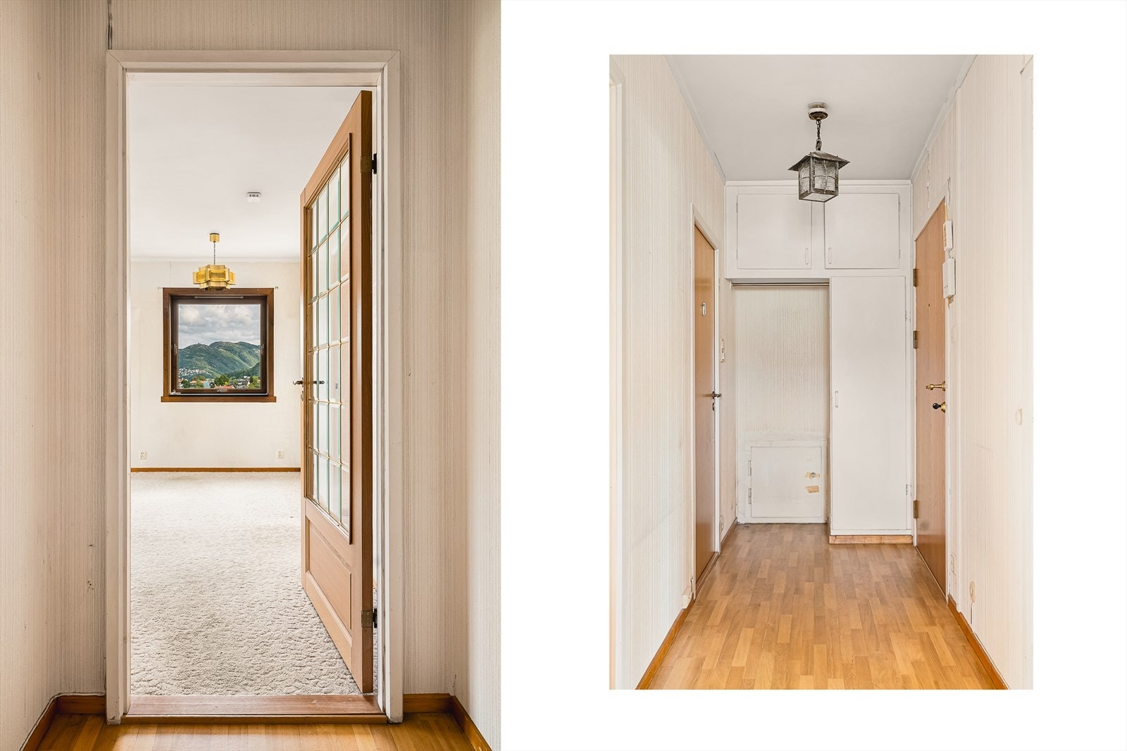 Velkommen hjem! Ytterklærne kan du henge fra deg i den innebygde garderoben i gangen. Galleribilde