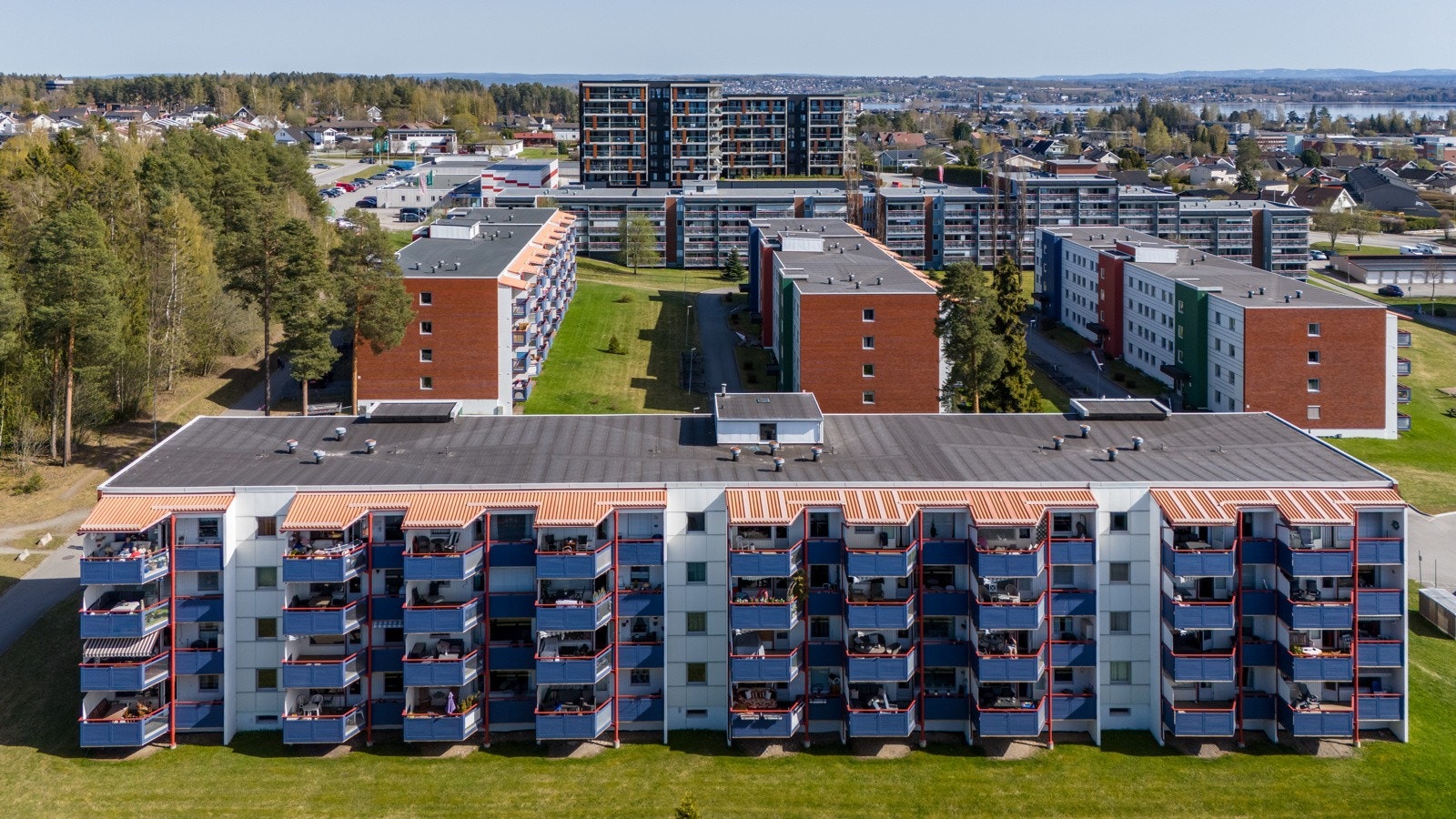 Dronefoto Galleribilde