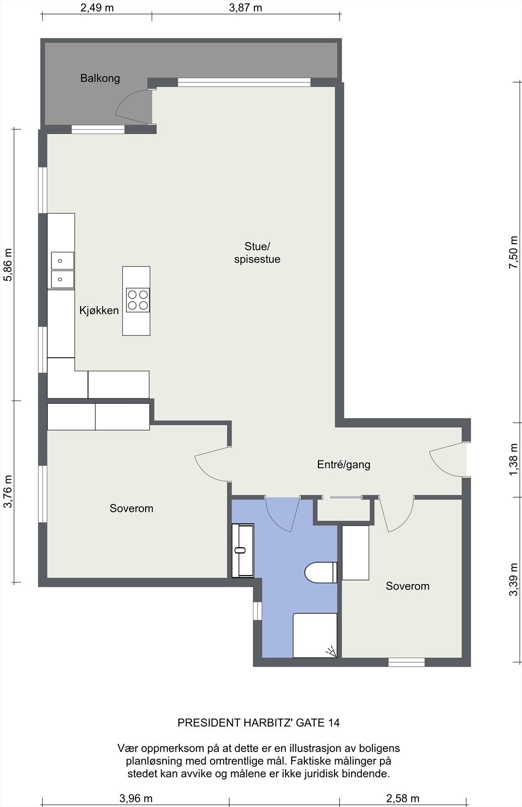 Plantegning Galleribilde