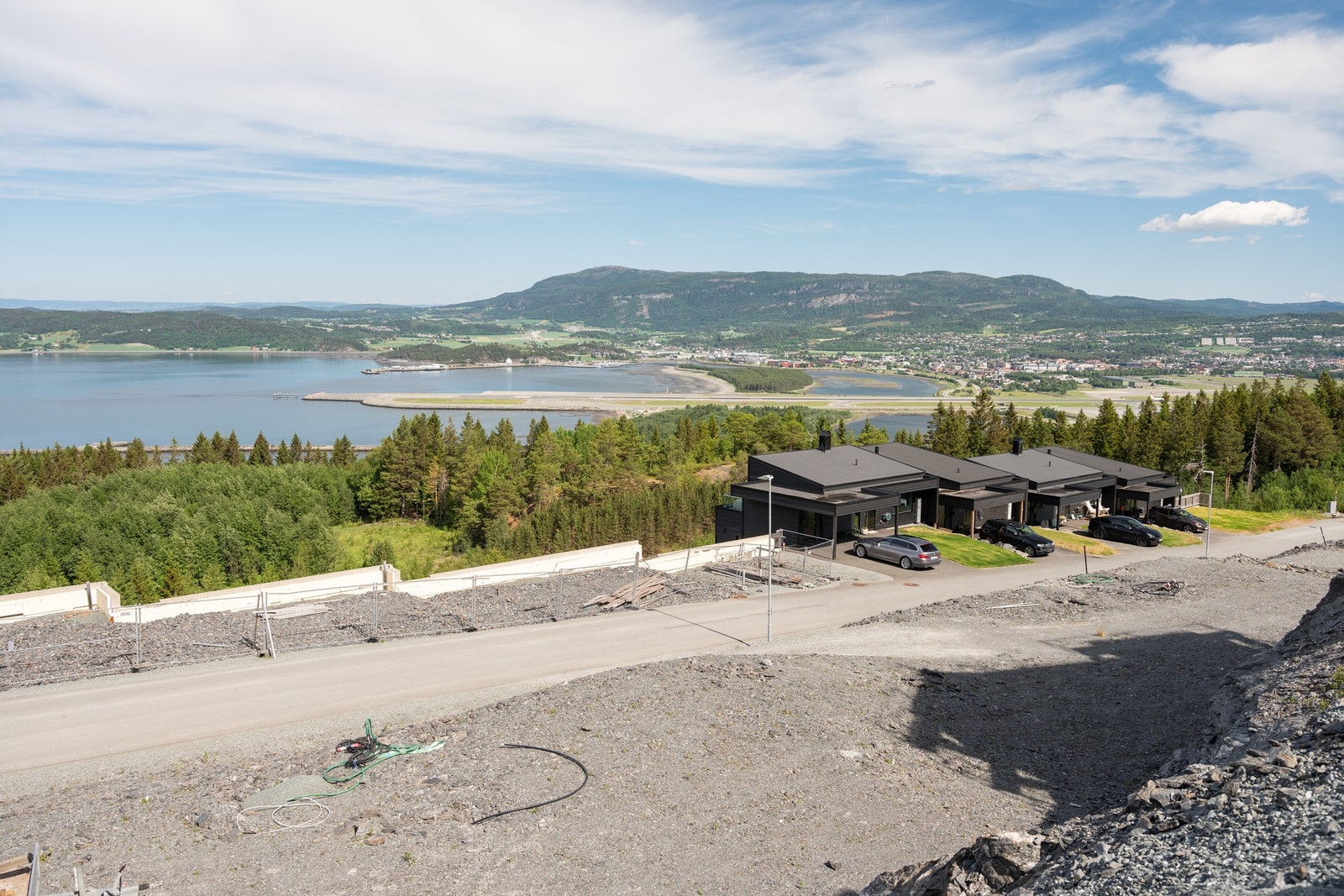 Utsikten fra tomt nr.20. Galleribilde