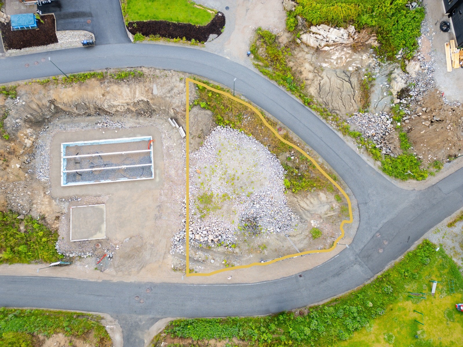 Dette er et nyere og fint boligfelt. Området er under utbygging Galleribilde