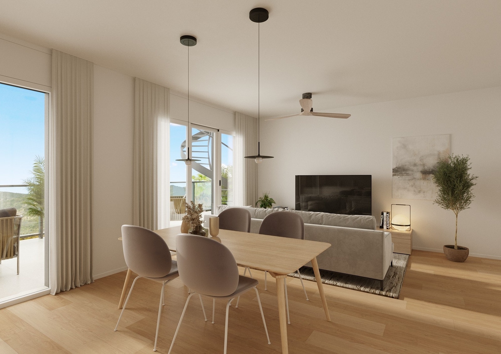 Design din egen bolig. Her får du mulighet til å velge mellom flere farger på kjøkkenet, samt flere typer fliser på badene. Galleribilde