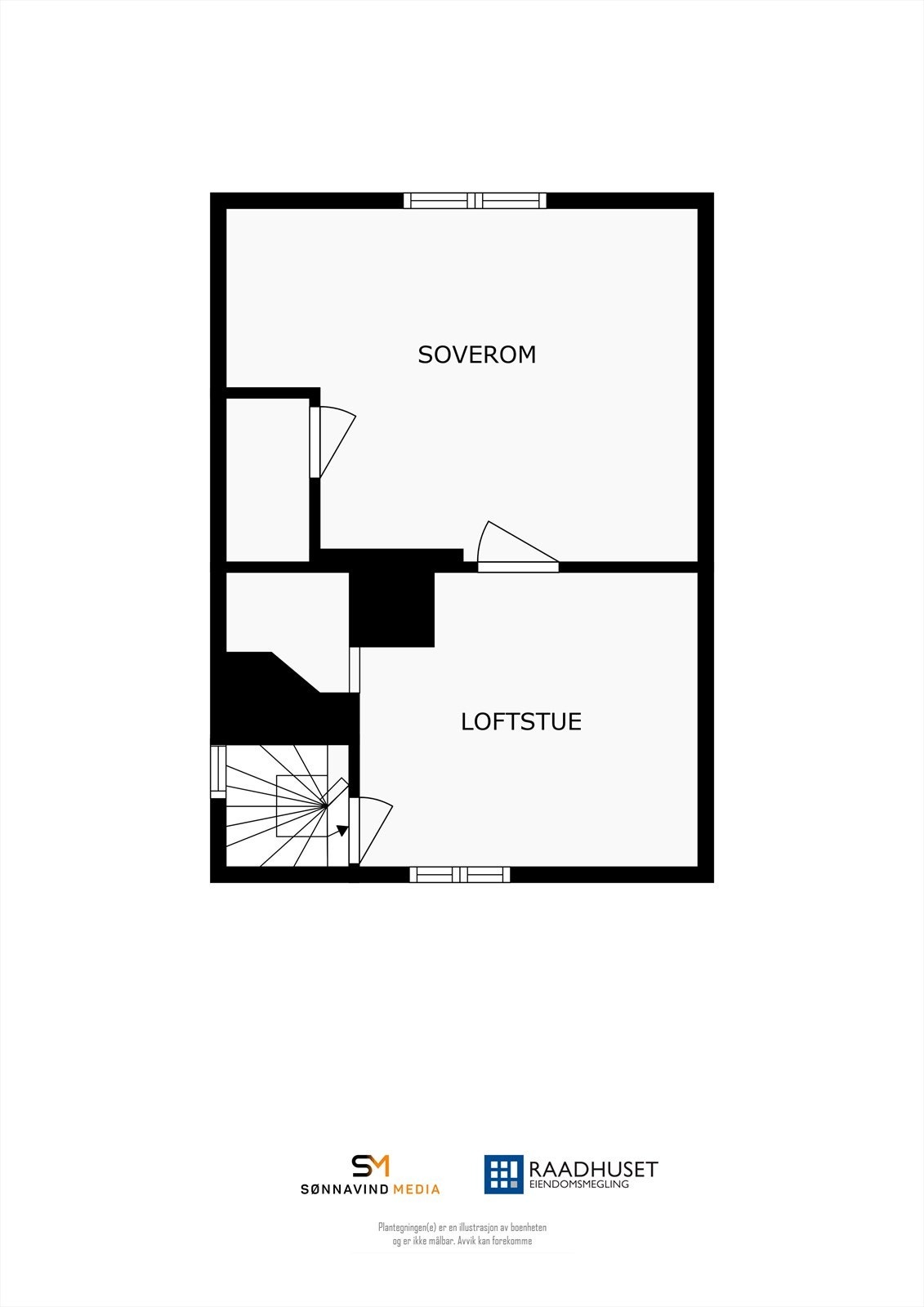 2D Plantegning | 2. Etasje Galleribilde