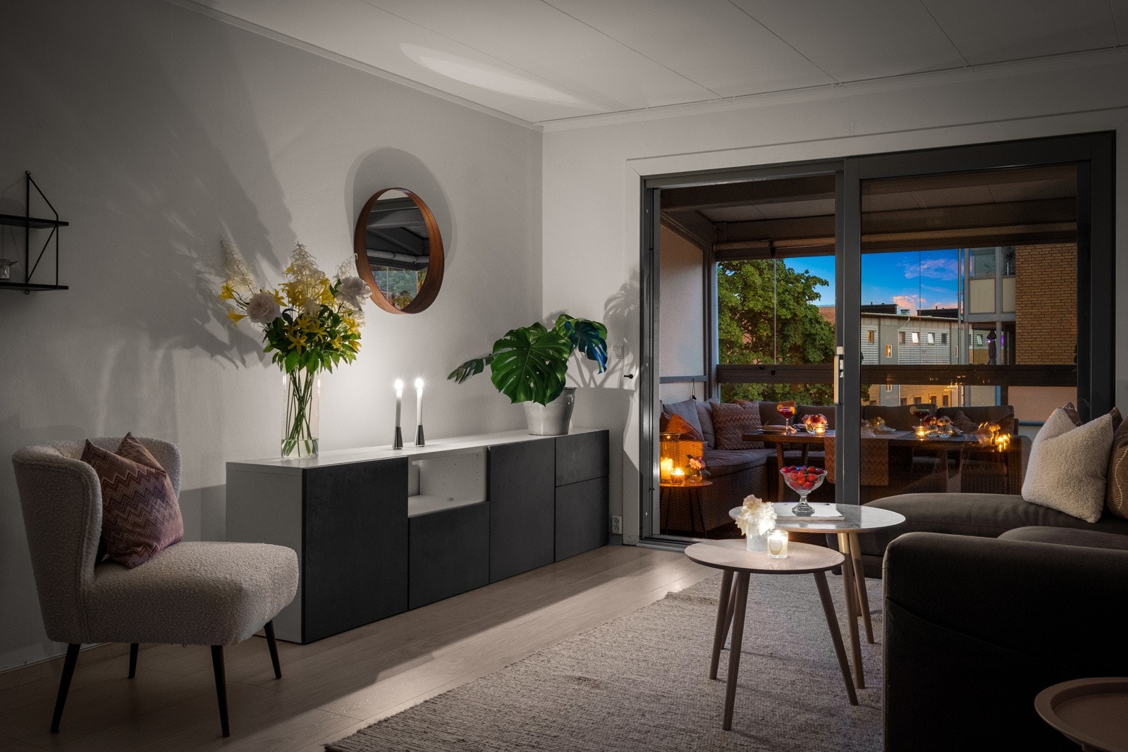 Kveldsstemning Galleribilde