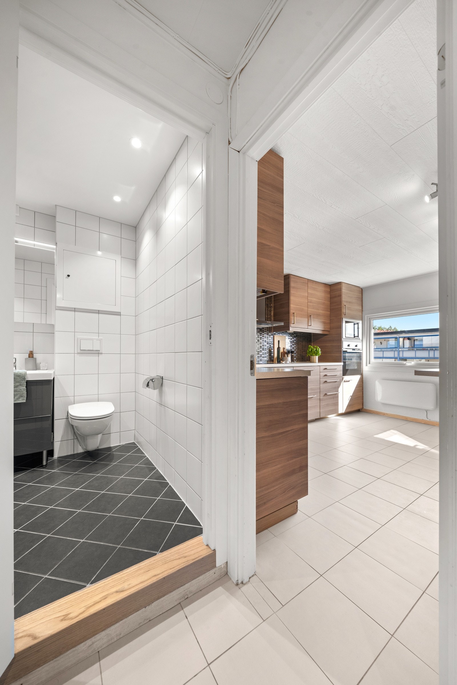 Bilde fra gangen. Galleribilde