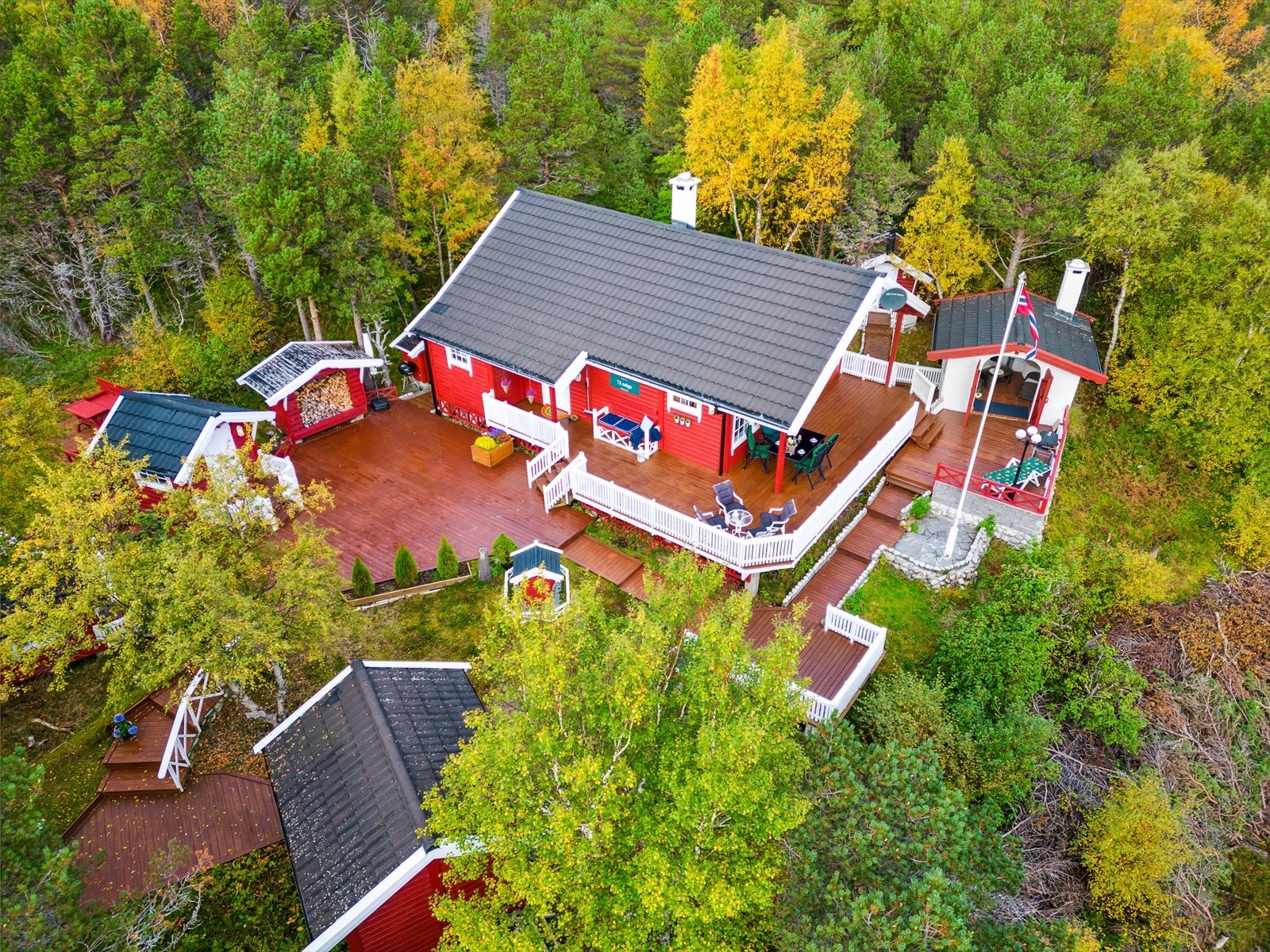 Gjennomførte uteområder med mye boltreplass! Galleribilde