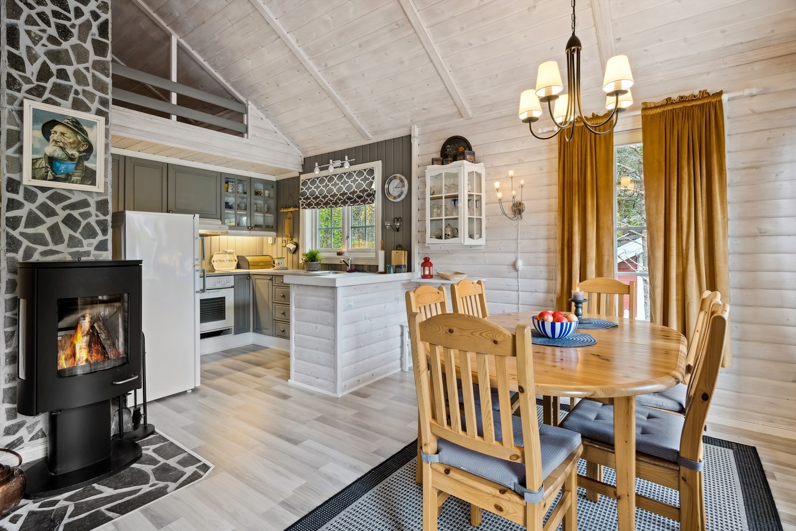 Hytten bærer preg av godt stell og er løpende oppgradert/vedlikeholdt Galleribilde