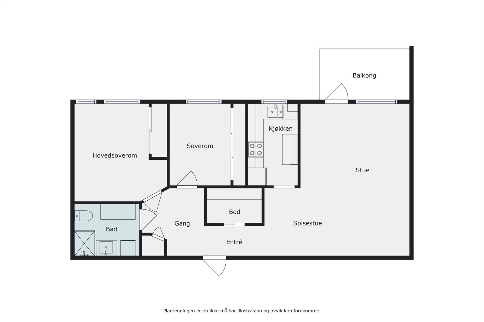 Plantegning Galleribilde