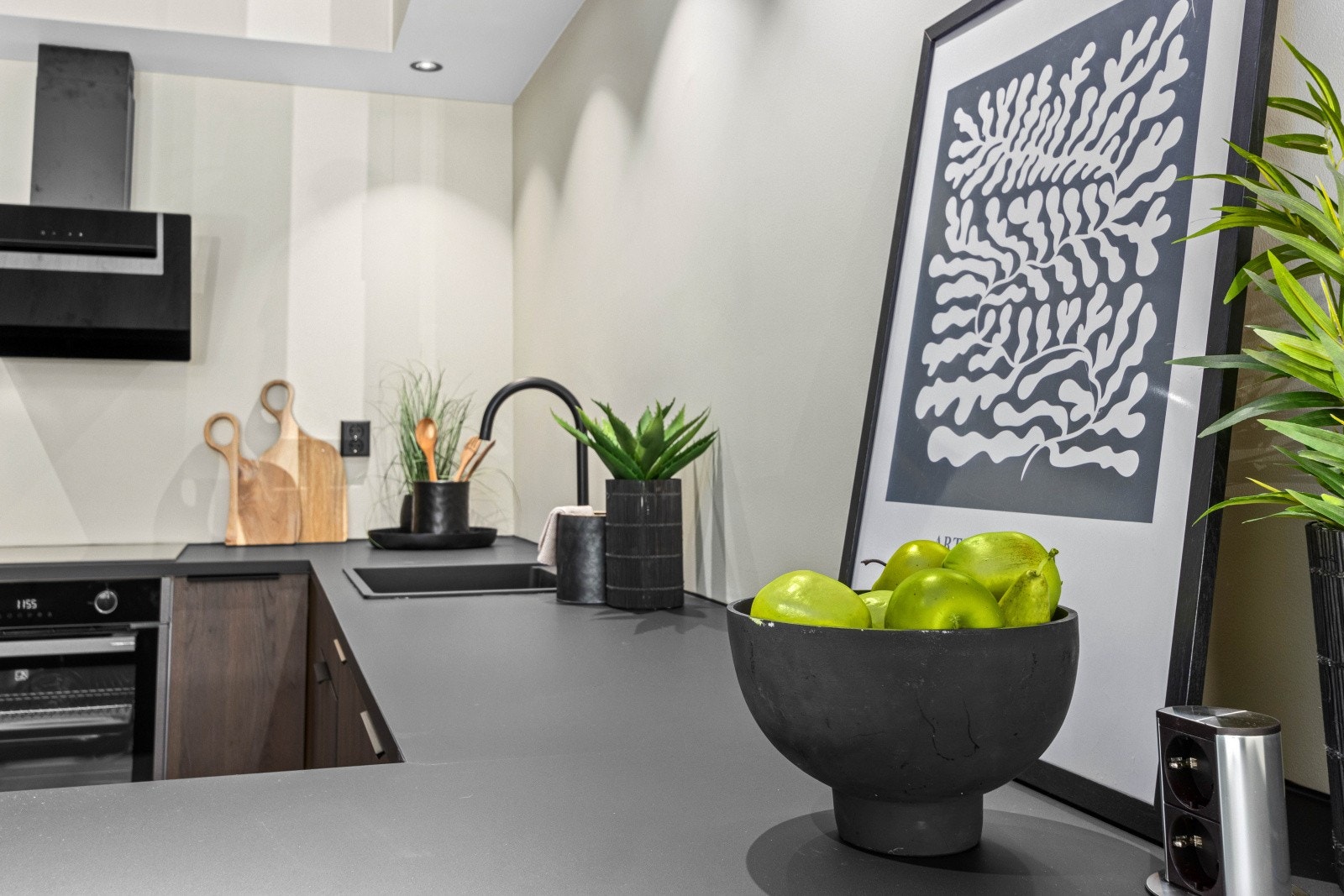 "Alt" er inkludert i månedlige felleskostnader, foruten strøm og egen innboforsikring. Galleribilde