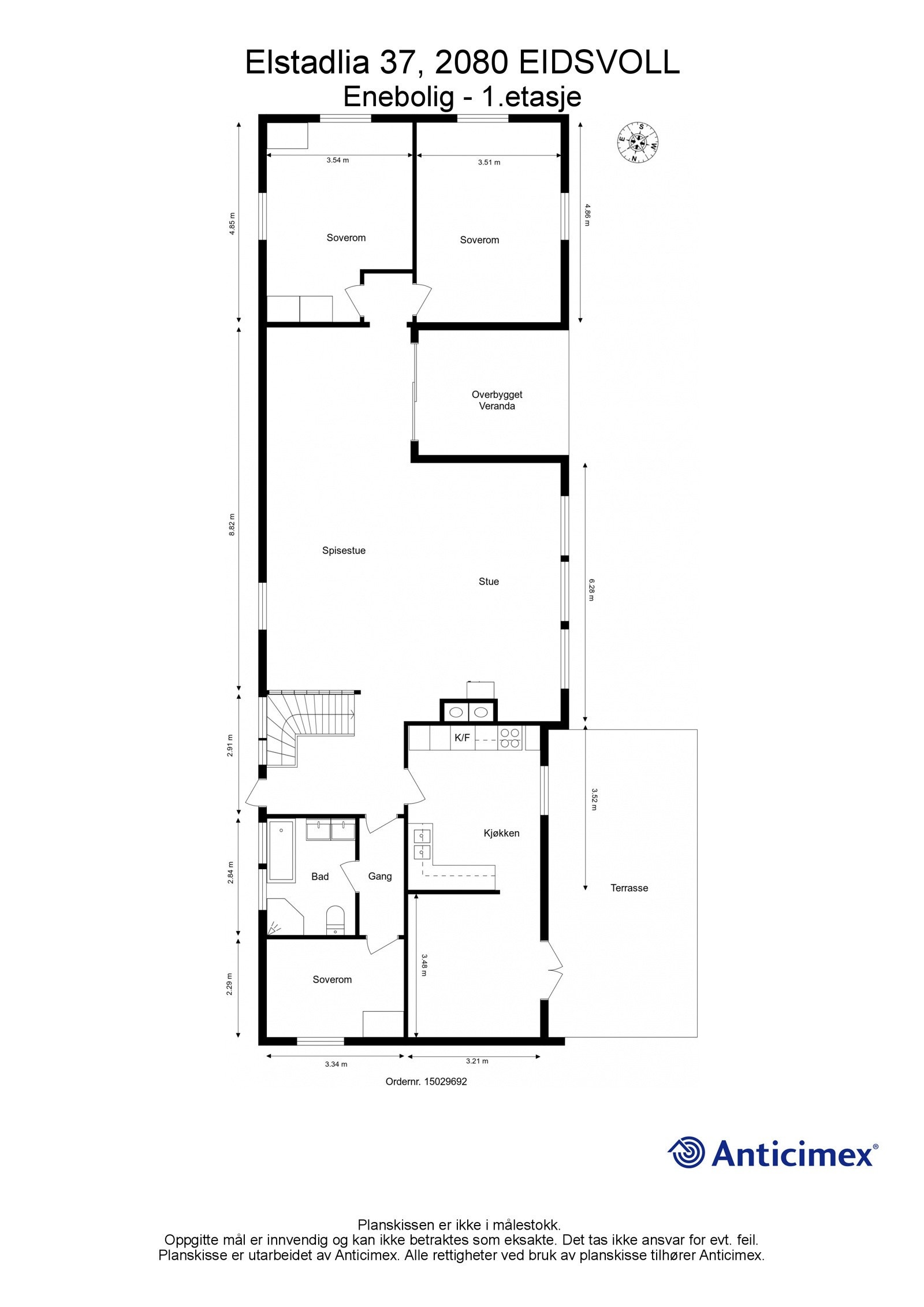 Plantegning. Galleribilde