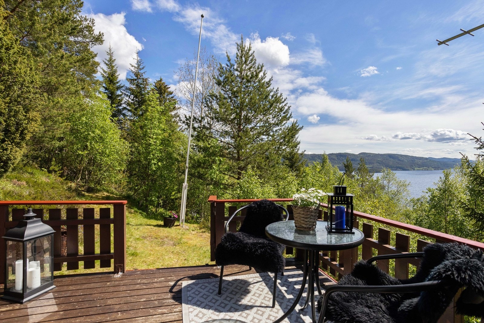 Her kan man tilbringe de idylliske sommerkveldene. Galleribilde