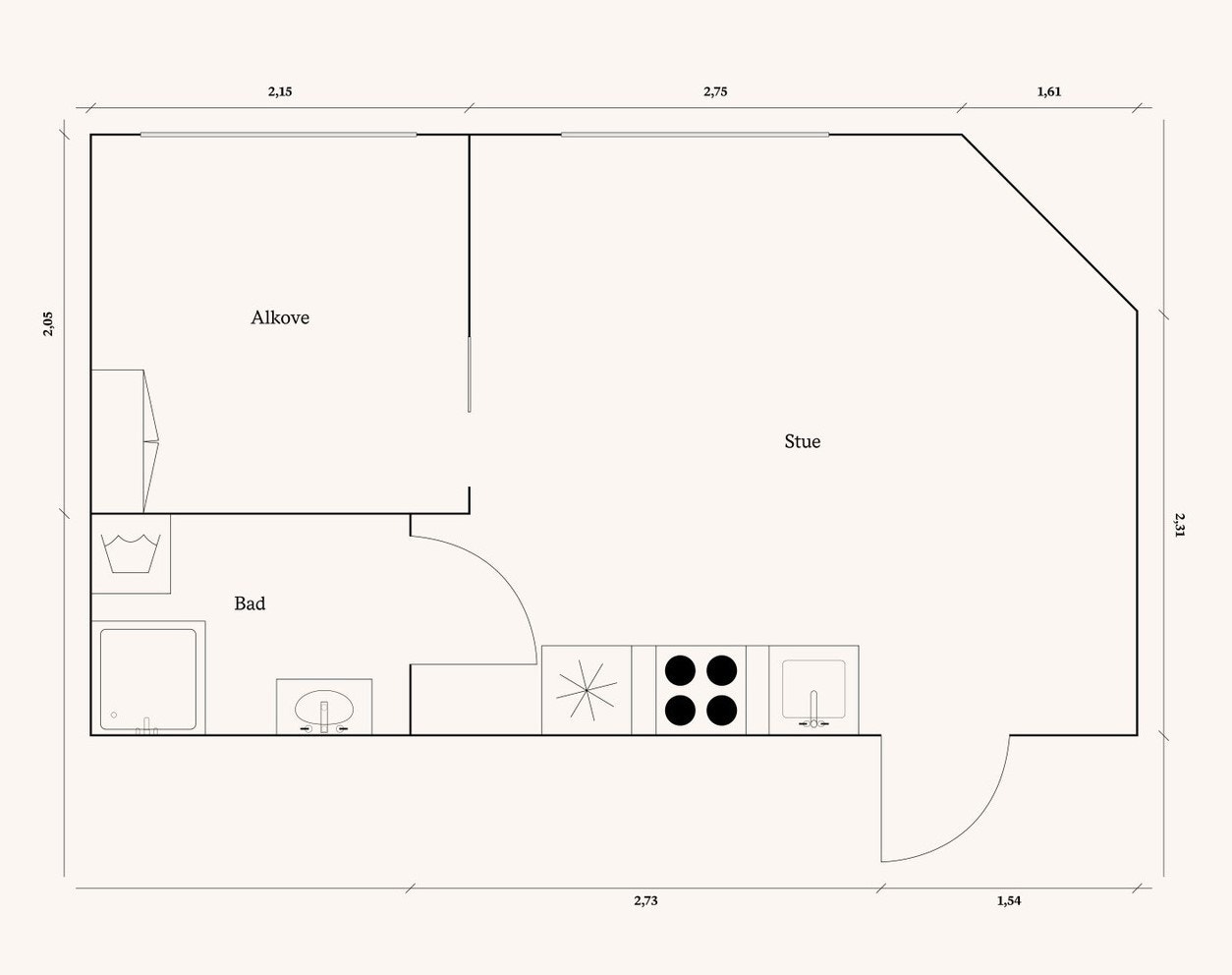 Plantegning Galleribilde