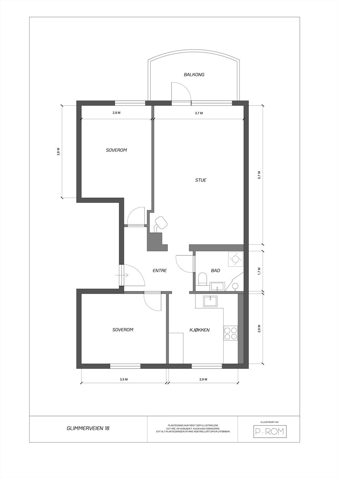Plantegning Galleribilde