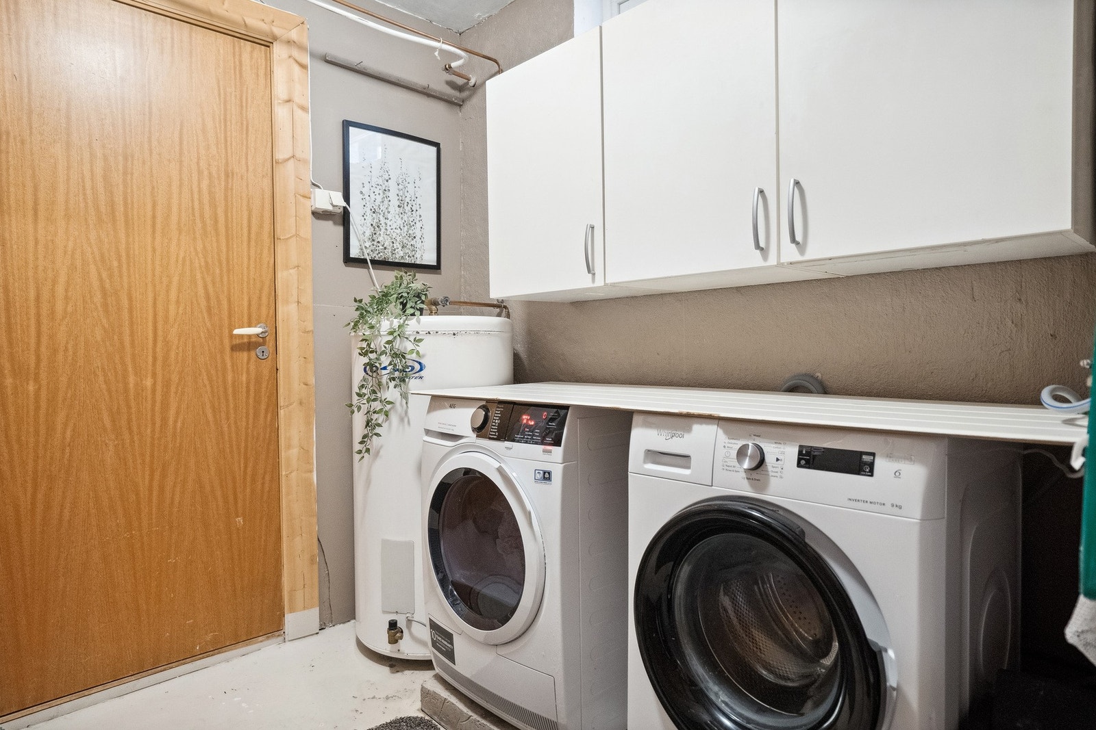 Meget praktisk med eget vaskerom Galleribilde