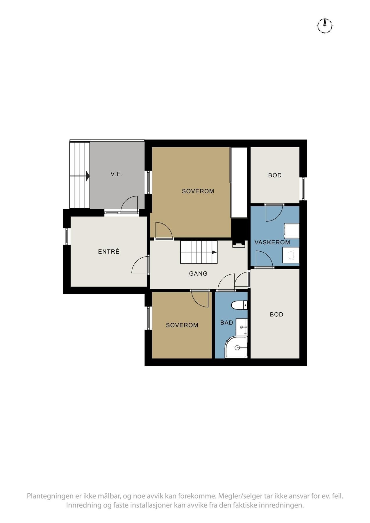 2D-tegninger av underetasjen Galleribilde