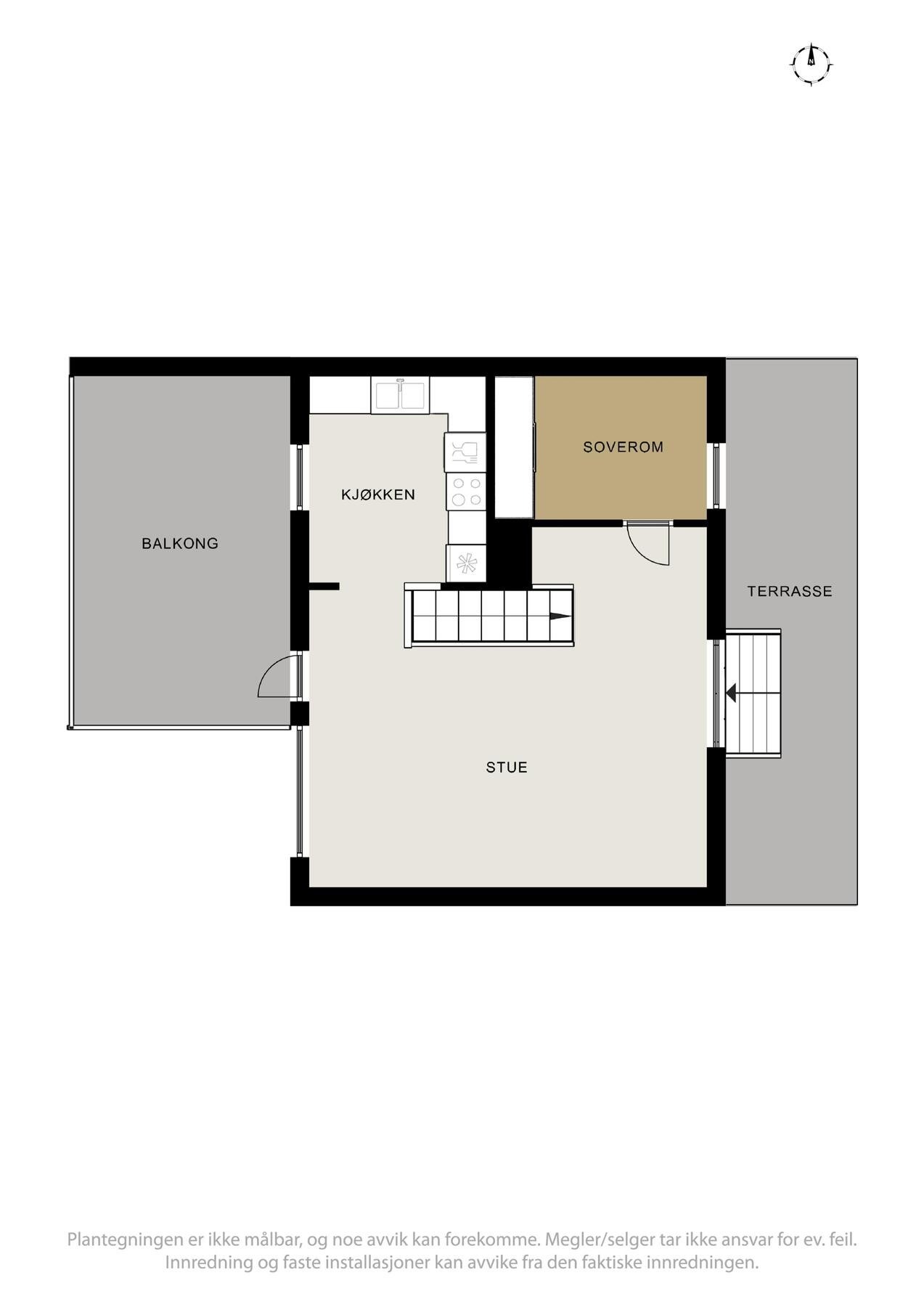 2D-tegninger av 1. etasje Galleribilde