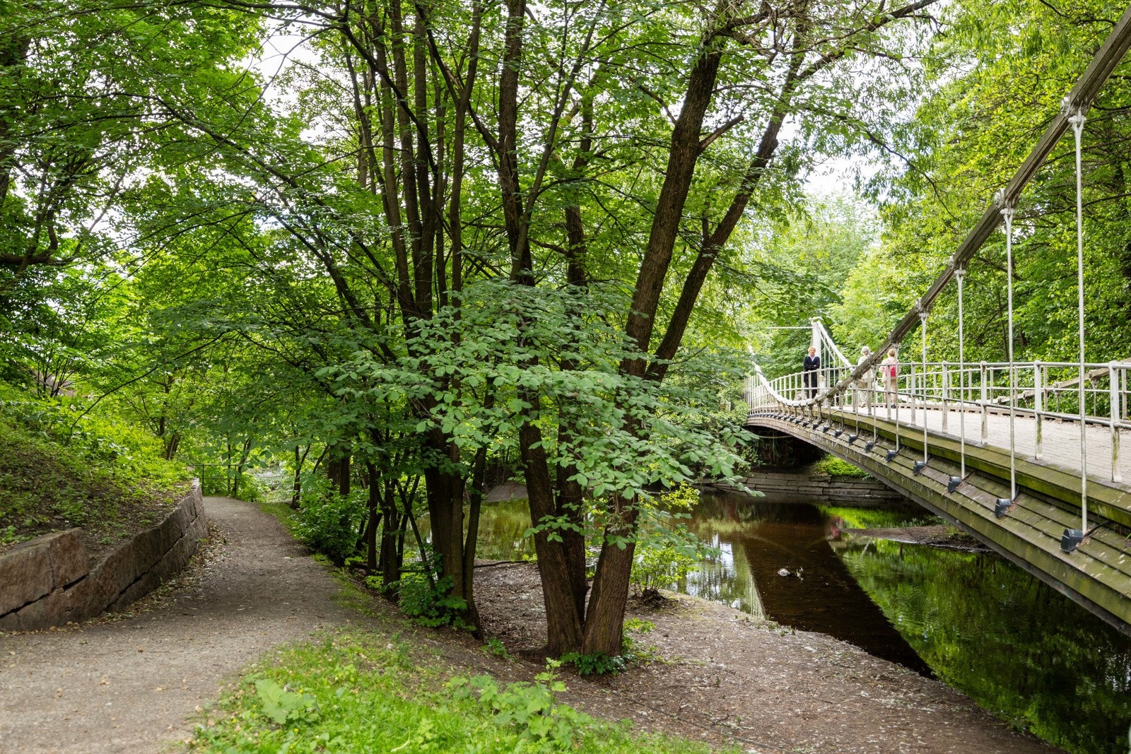 Fra leiligheten har man gangavstand til idylliske Akersleva. Galleribilde