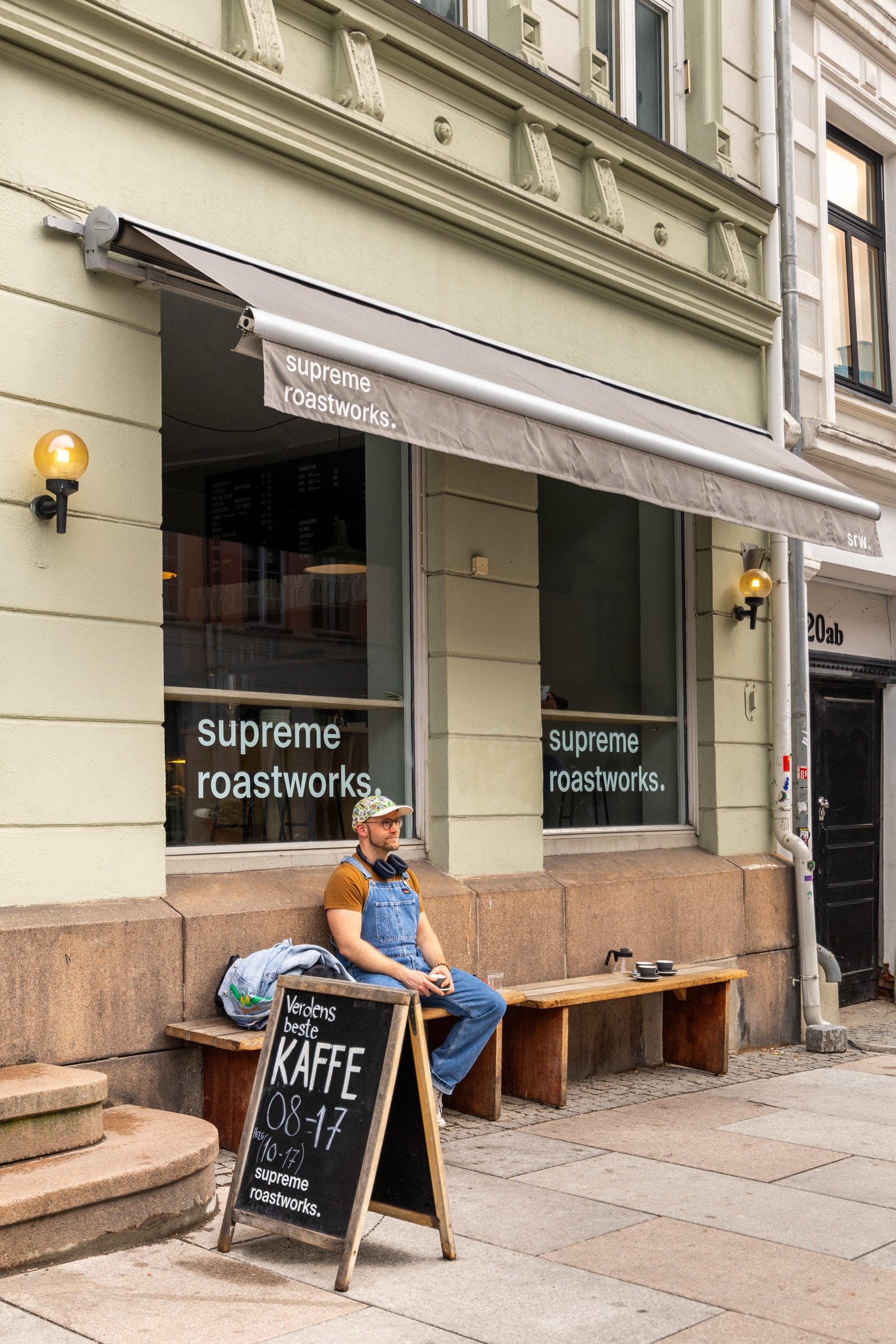 Supreme Roastworks i Thorvald Meyers gate. Galleribilde