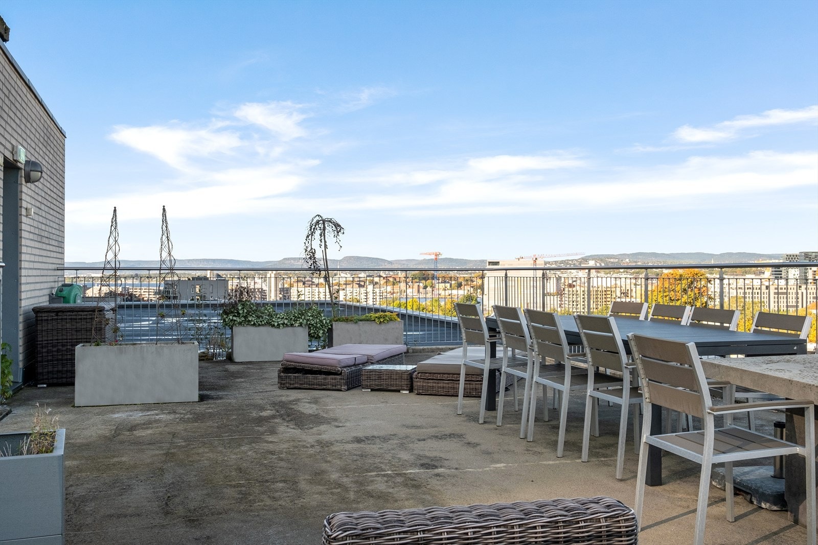 Felles takterrasse for beboerne Galleribilde