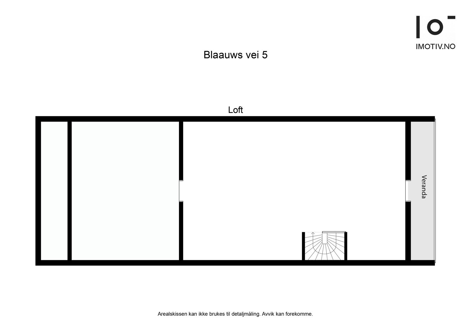 Plantegning loft Galleribilde