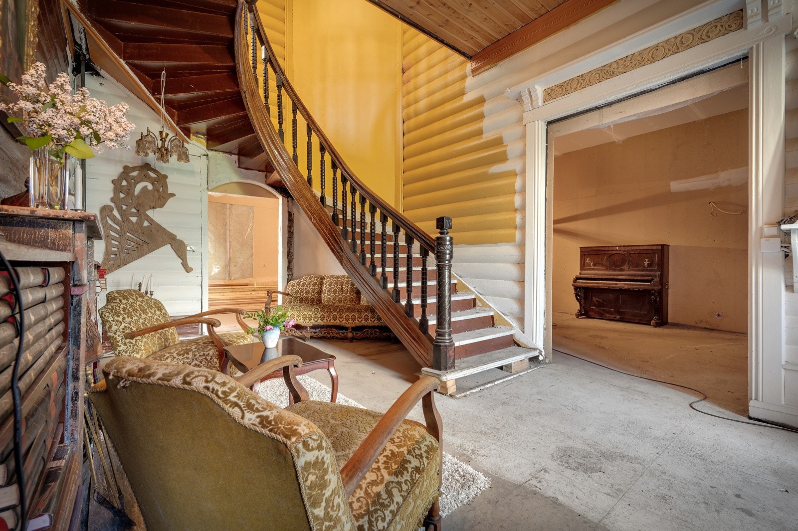 Villaen fremstår idag som et restaureringsprosjekt Galleribilde