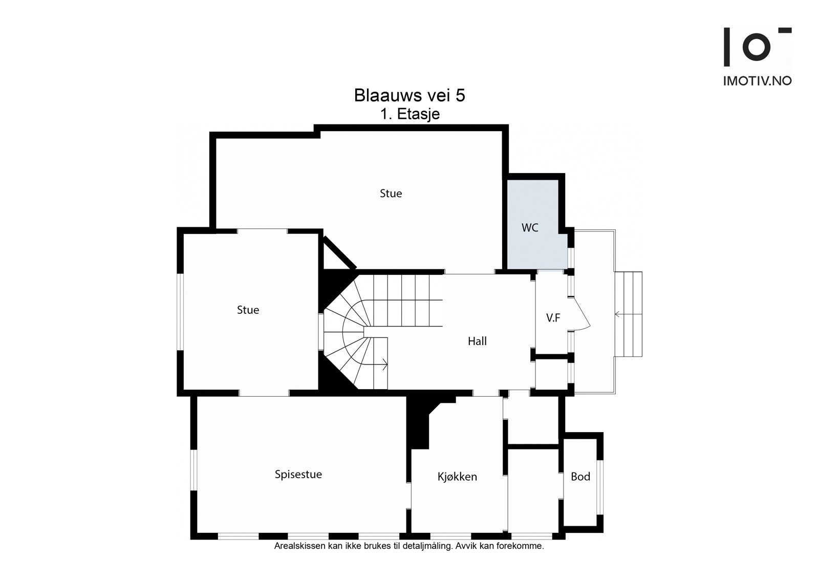 Plantegning 1.etasje Galleribilde