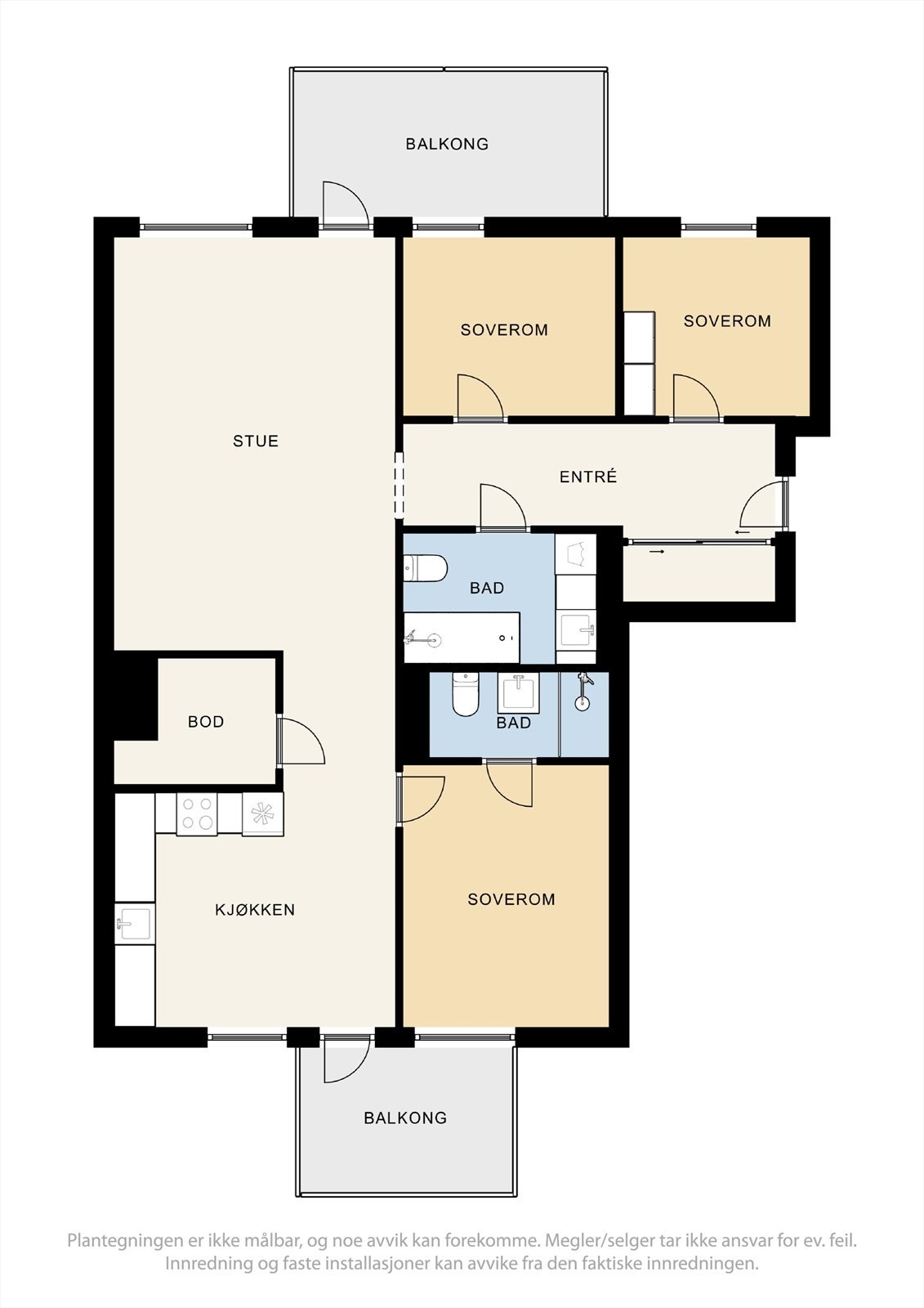 Plantegning Galleribilde