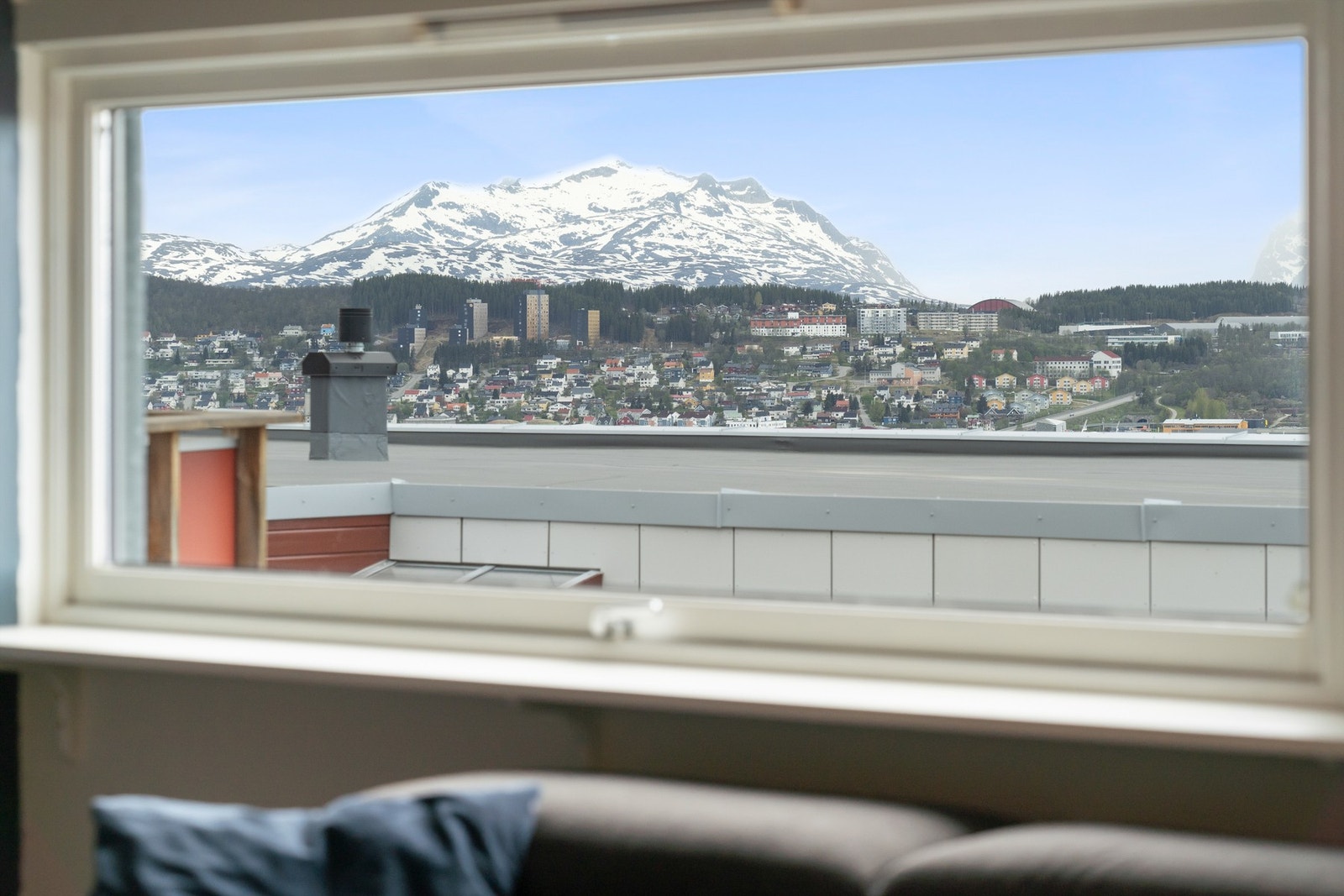 Flott utsikt fra stue Galleribilde