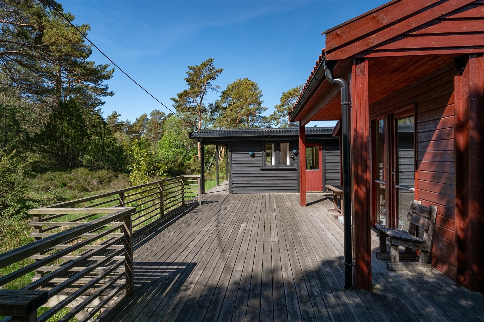Store terrasser, helt skjermet Galleribilde