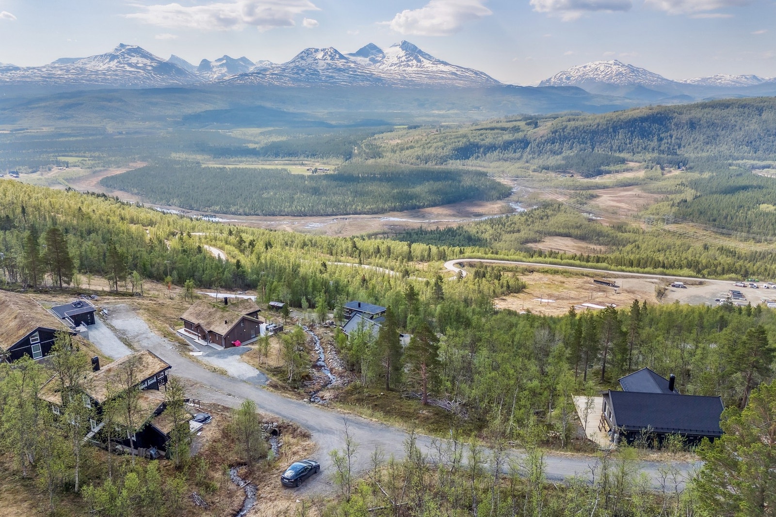 Dronebilde Galleribilde