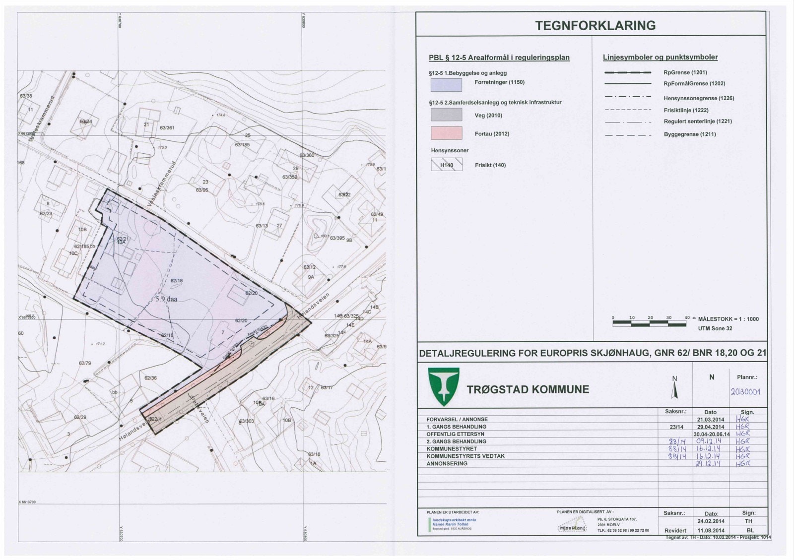 Plankart. Galleribilde