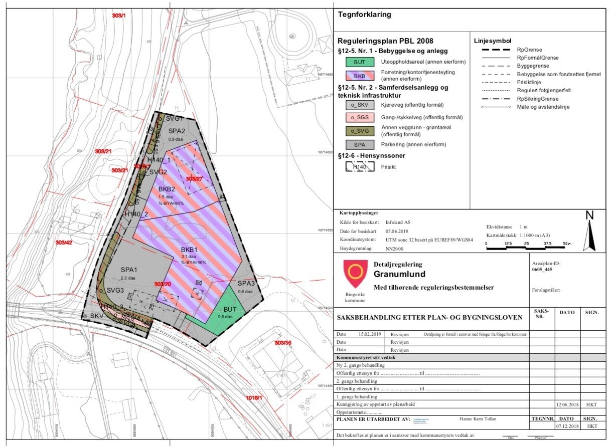 Plankart rev. 15.02.19
Det er plass til en leietager til på området. Galleribilde