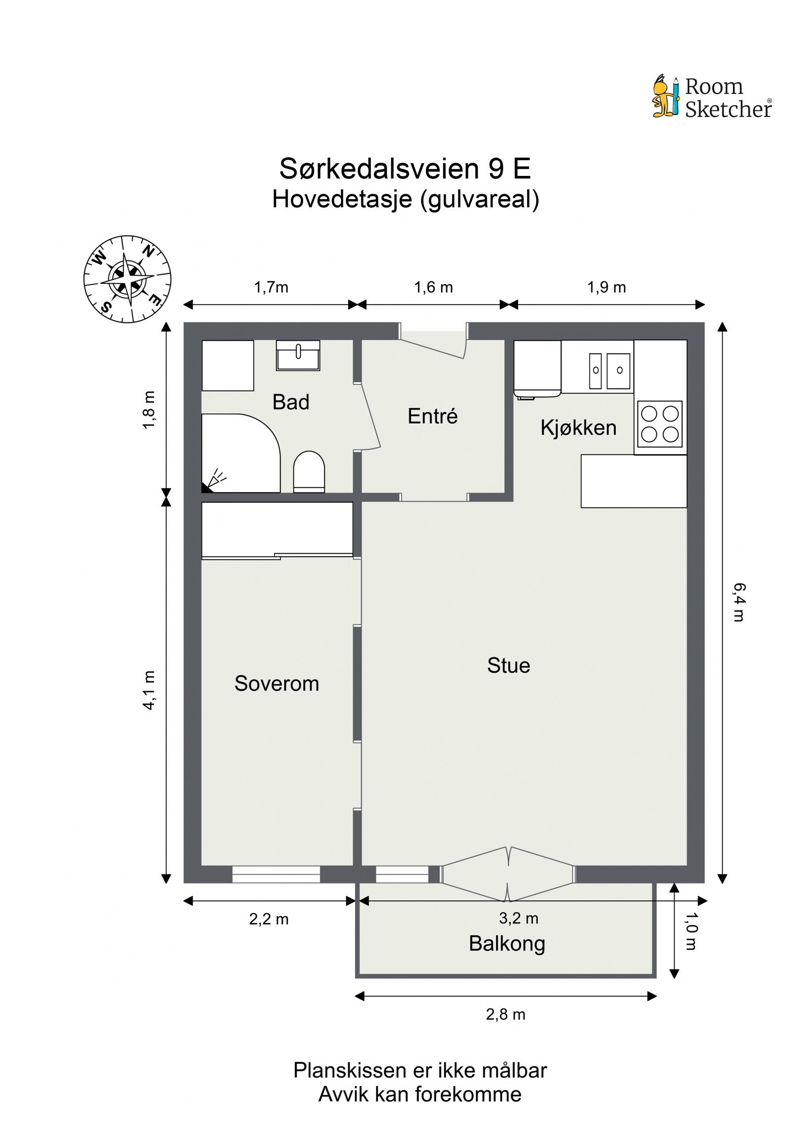 Plantegning Galleribilde