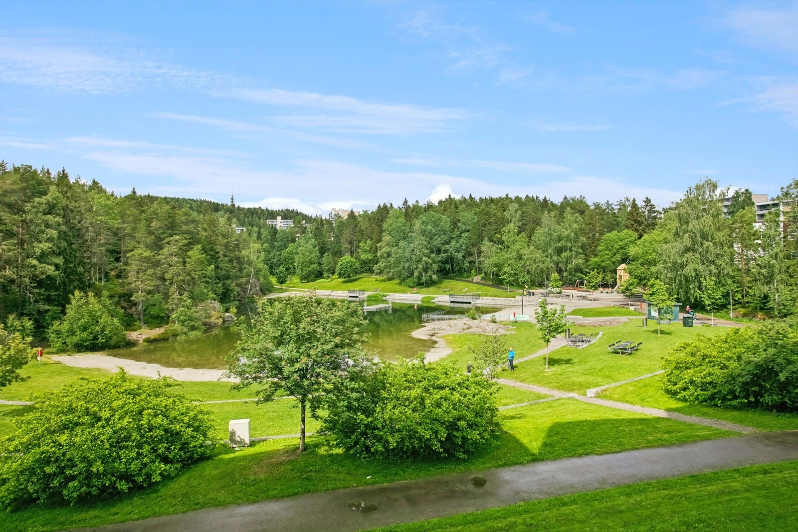 Utsikten fra kjøkkenet er imponerende. Galleribilde