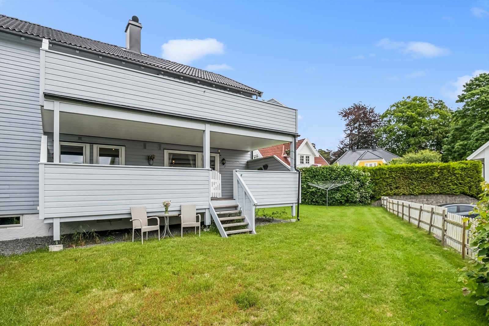 Det er gode solforhold på tomten. Galleribilde