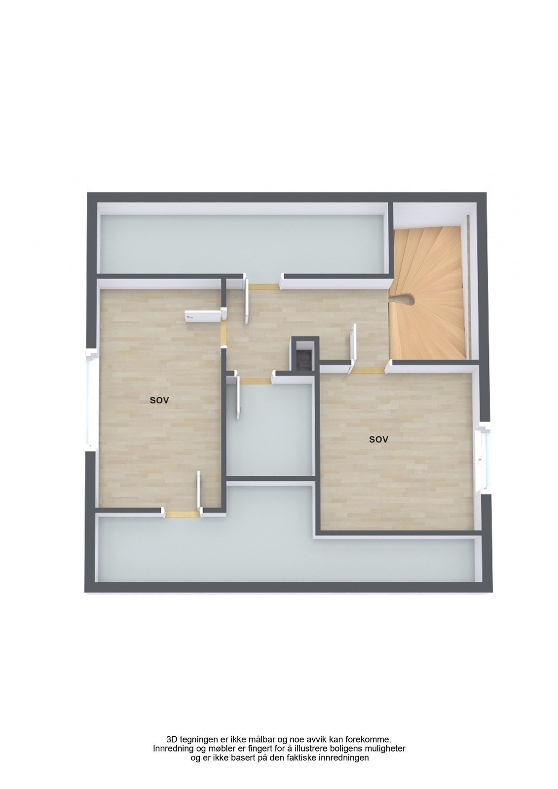 Plantegning 2.etg. Galleribilde