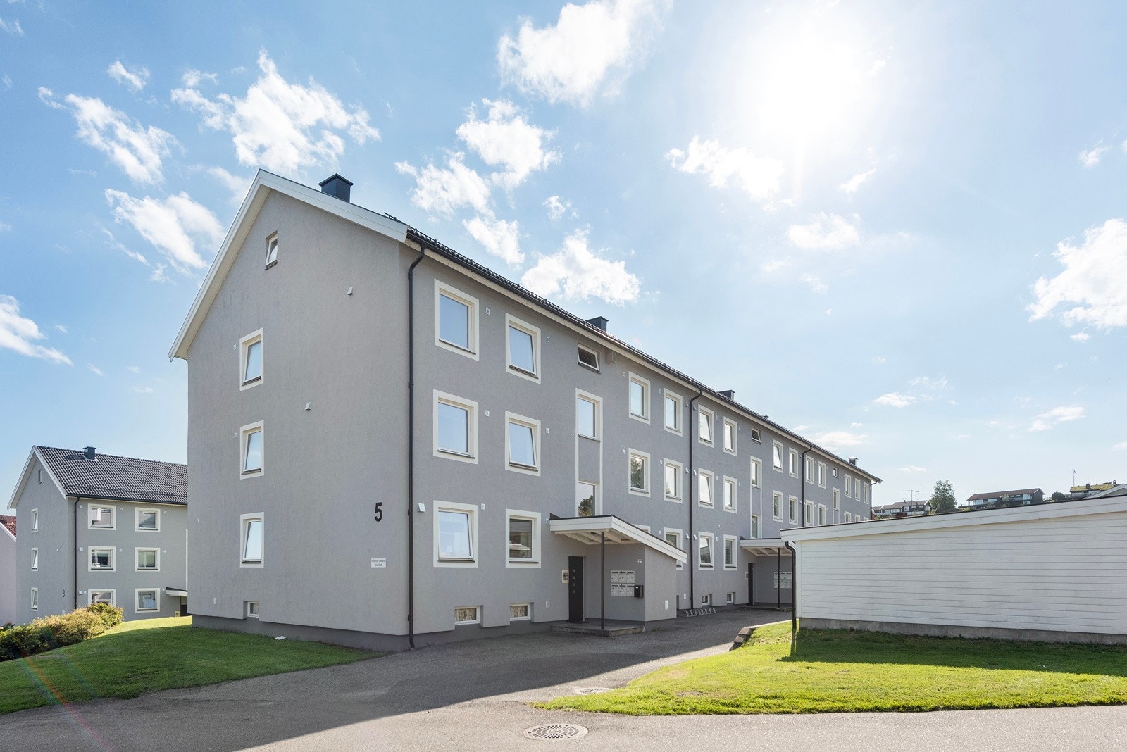 Leiligheten ligger i et sentralt og attraktivt boligområde i Bugården Galleribilde