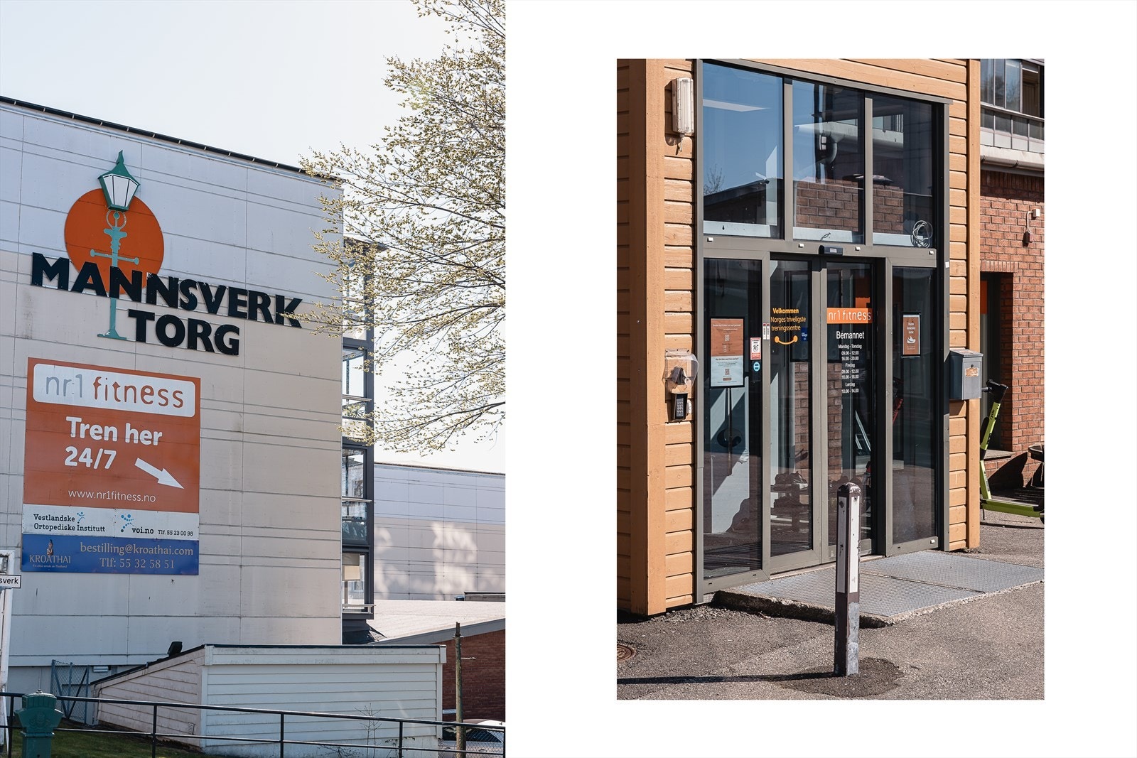 Fra leiligheten er det kort vei til blant annet Mannsverk Torg Galleribilde