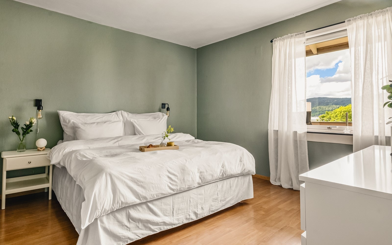 Leiligheten har to soverom Galleribilde