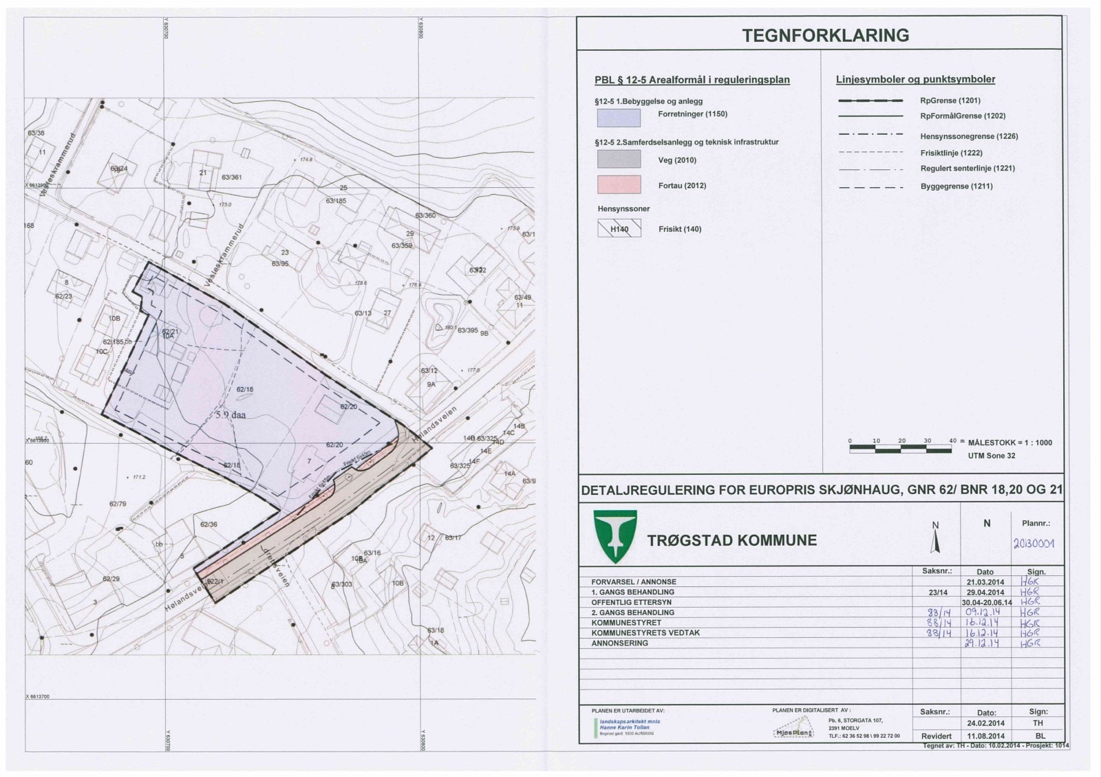 Plankart. Galleribilde