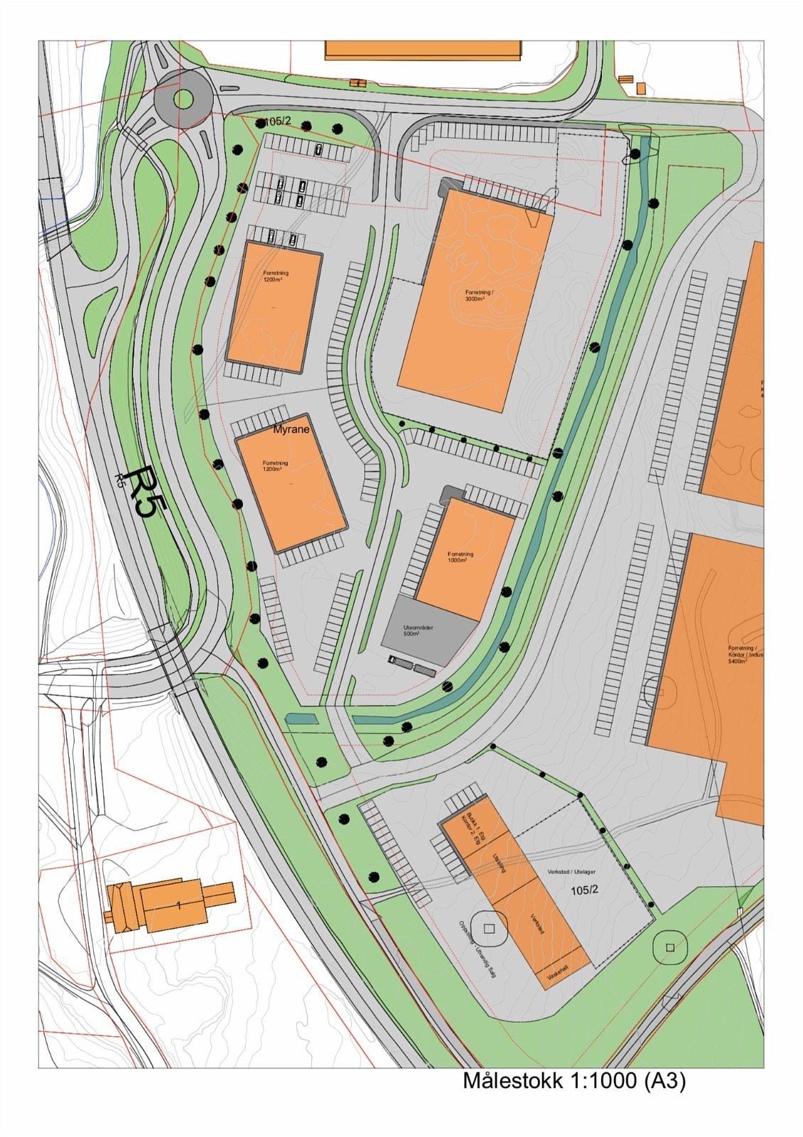 Situasjonskart Kaupanger Galleribilde