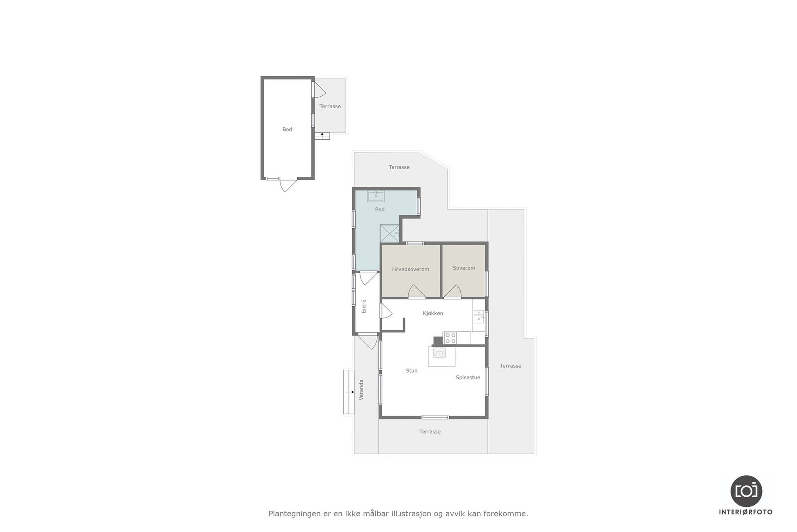 Plantegning Galleribilde