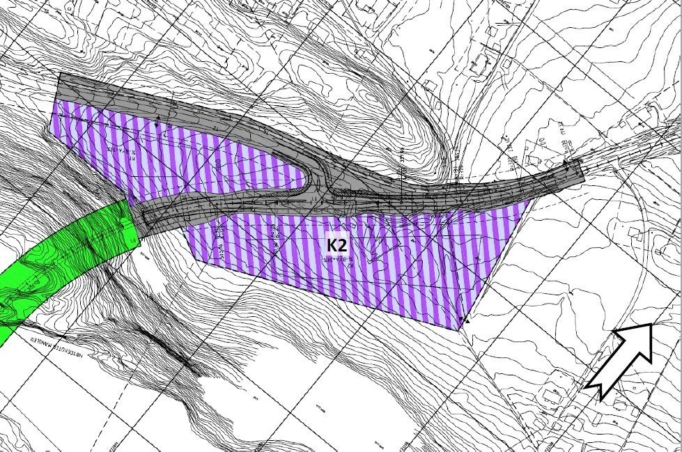 Plankart - Regulering. Galleribilde