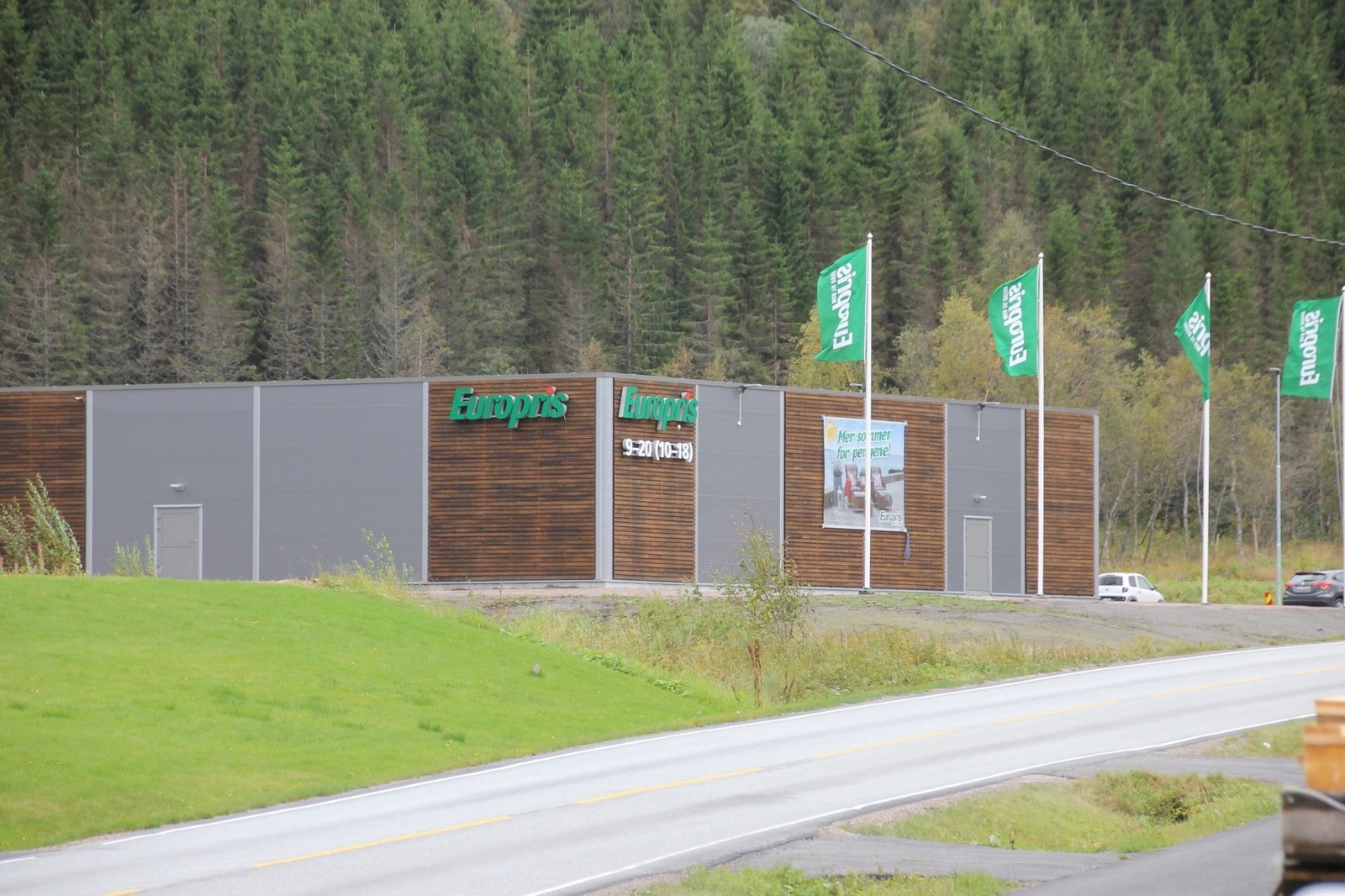 Europris åpnet ny butikk sommeren 2018. Galleribilde