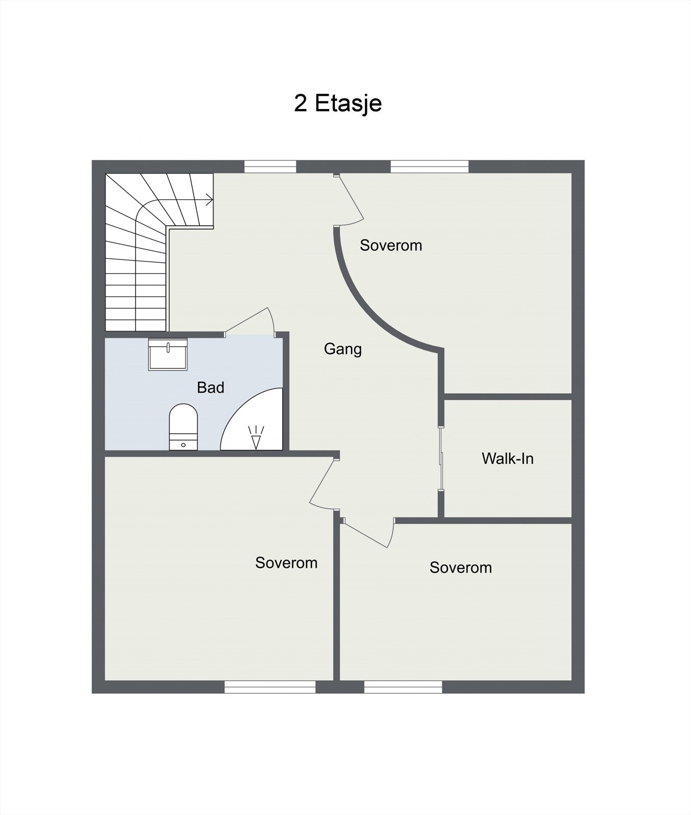 Brattbakken 1 - 2D - 2 Etasje Galleribilde