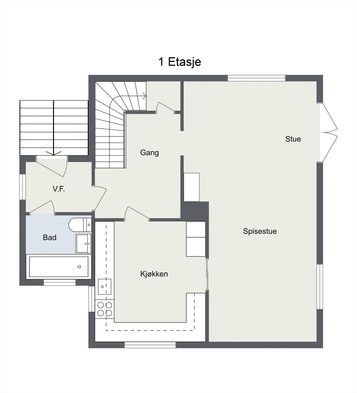 Brattbakken 1 - 2D - 1 Etasje Galleribilde