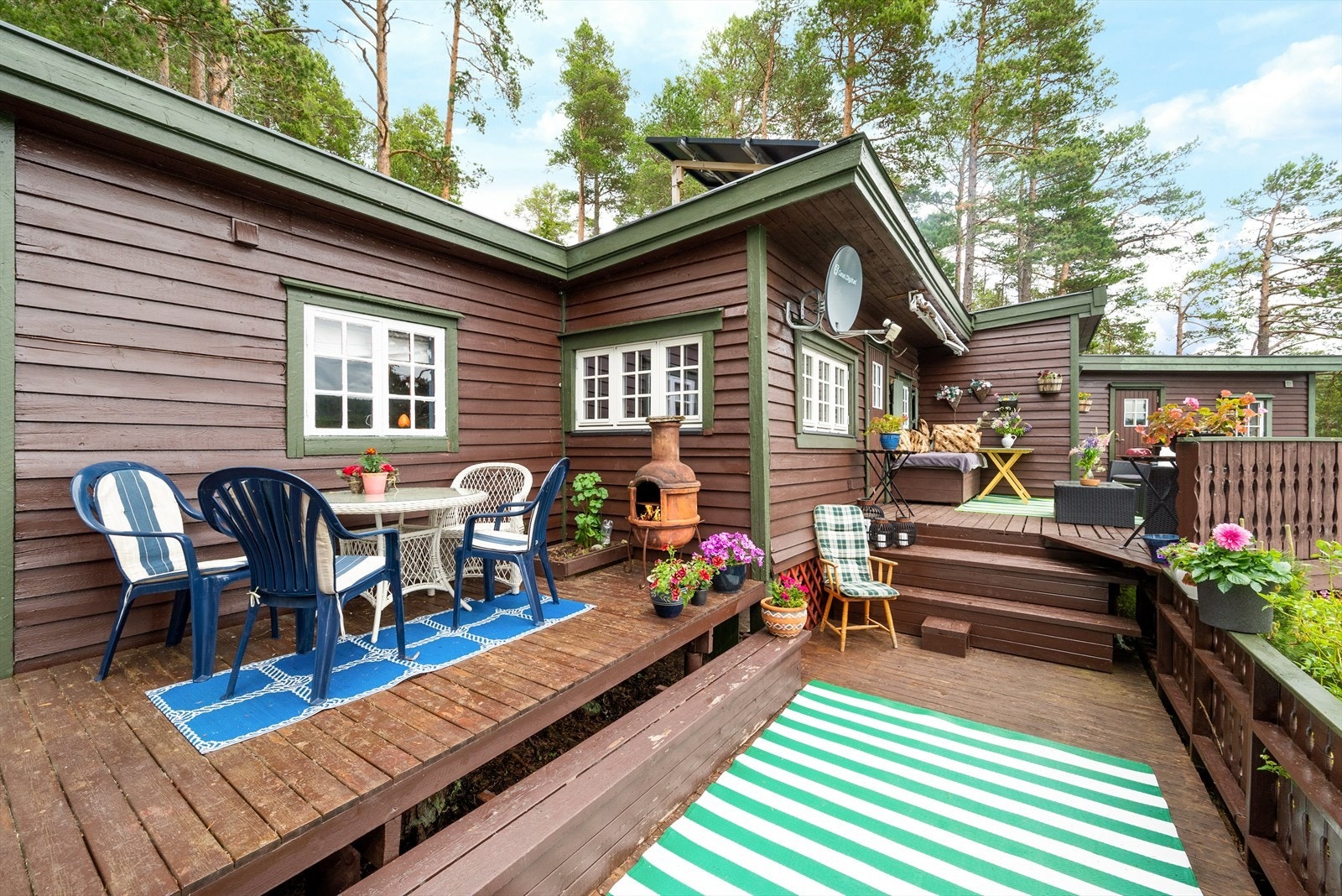 Terrassen kan by på gode solforhold Galleribilde