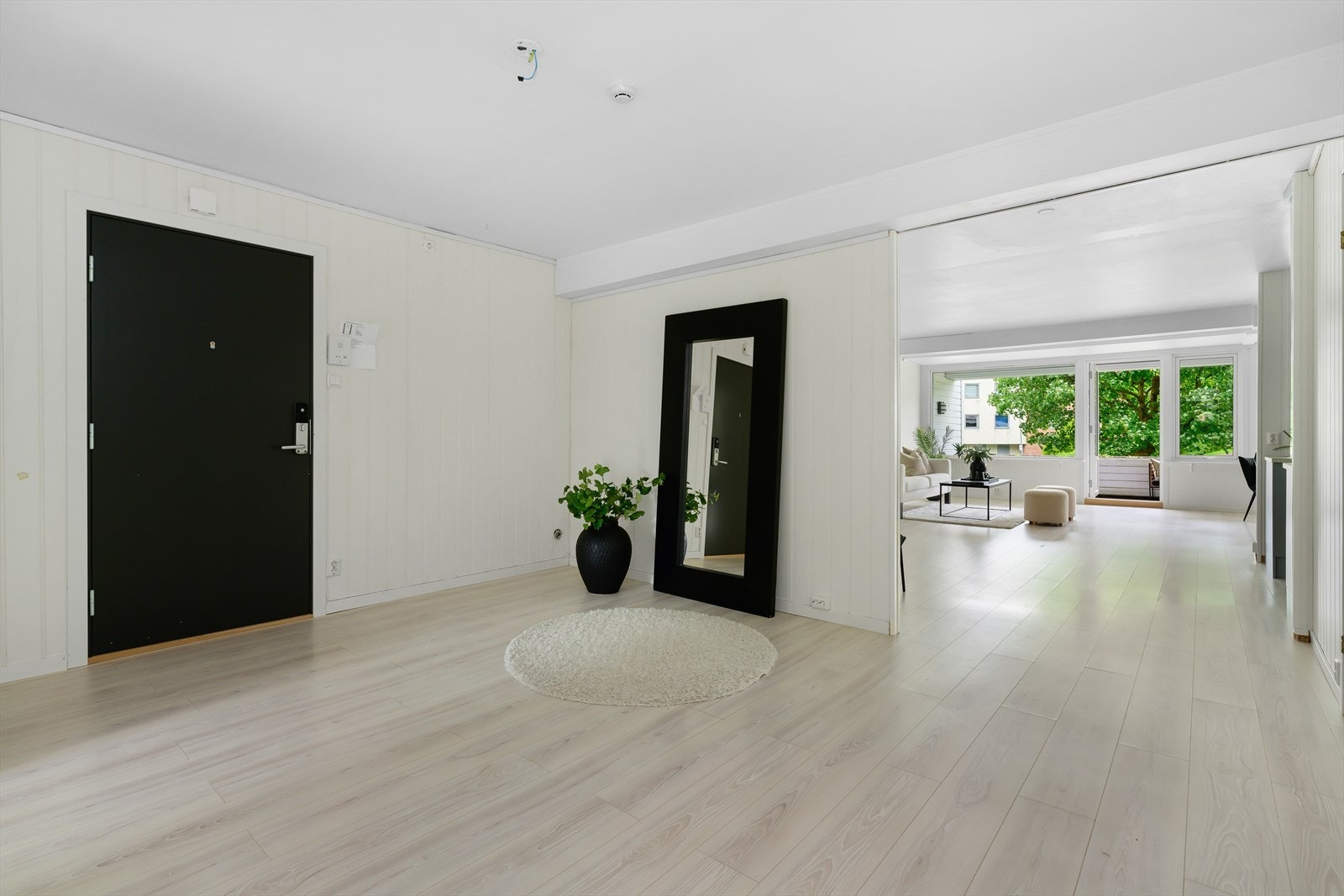 Hallen kan også benyttes som TV-stue om ønskelig. Galleribilde