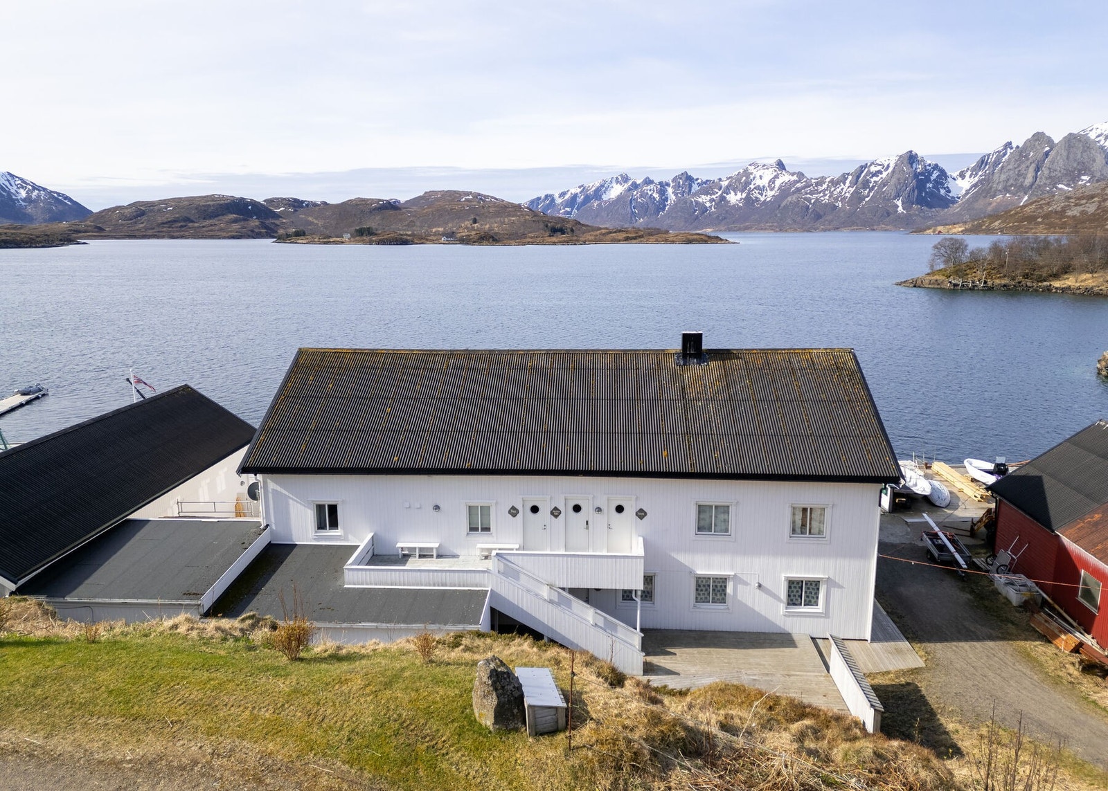 Området sett fra luften Galleribilde