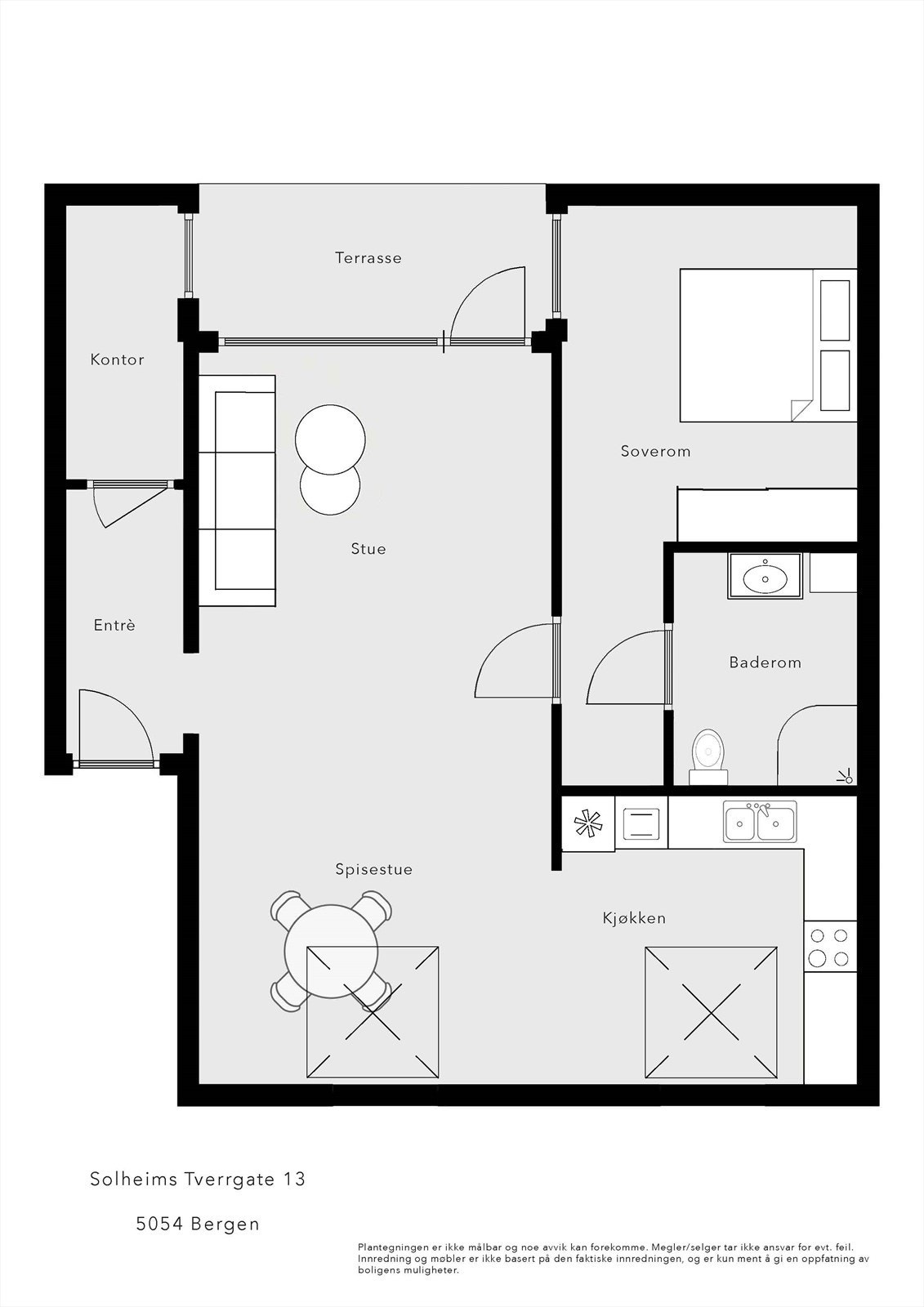 Plantegning Galleribilde